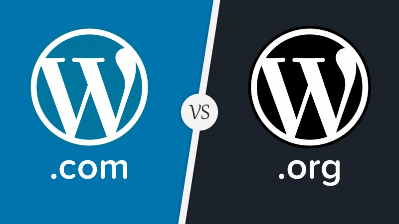 comparação wordpress org vs wordpress com
