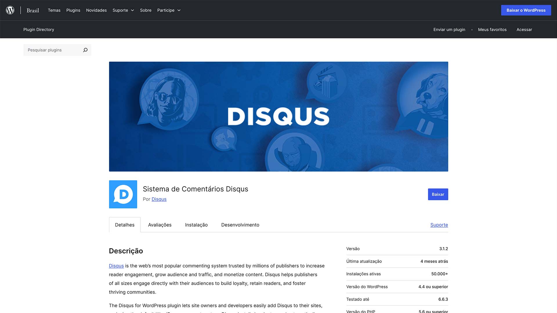 disqus wordpress plugin