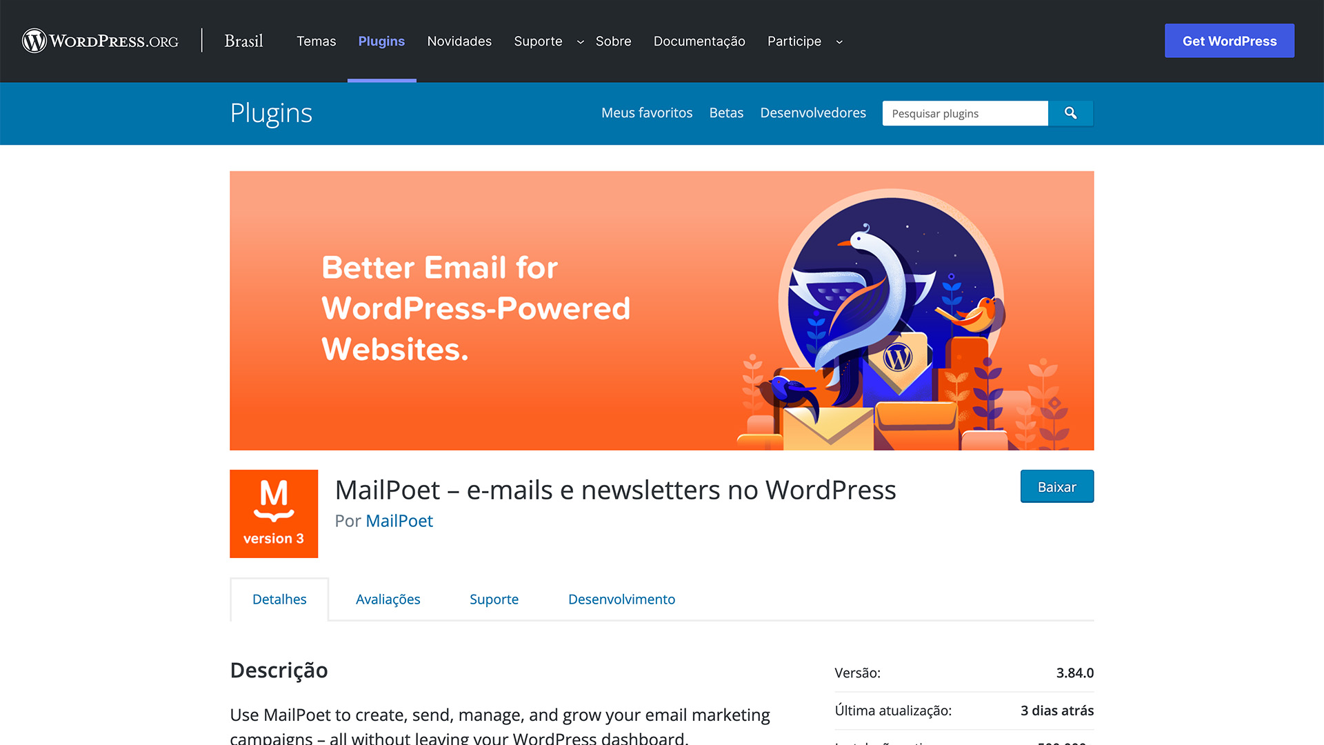 plugins WordPress mailpoet