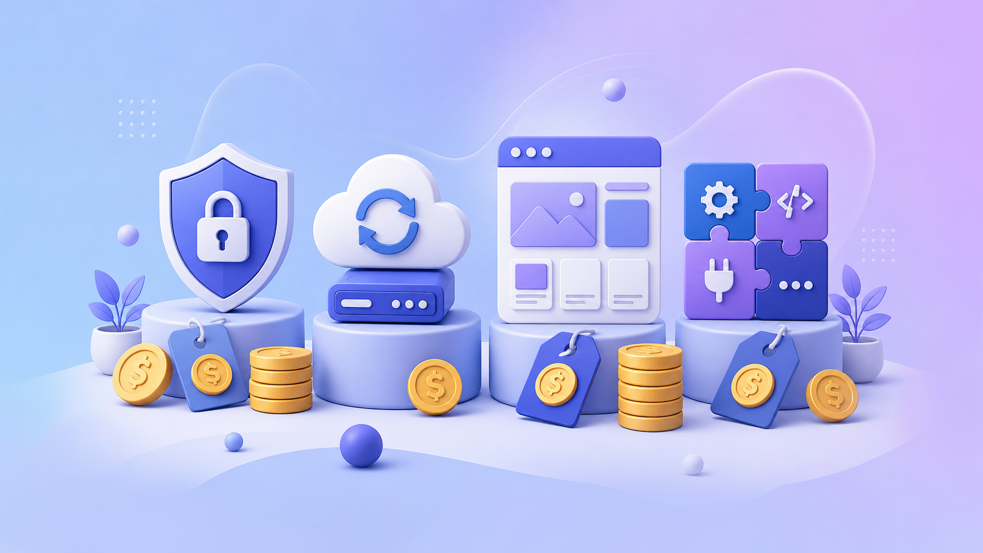 Custos opcionais do wordpress