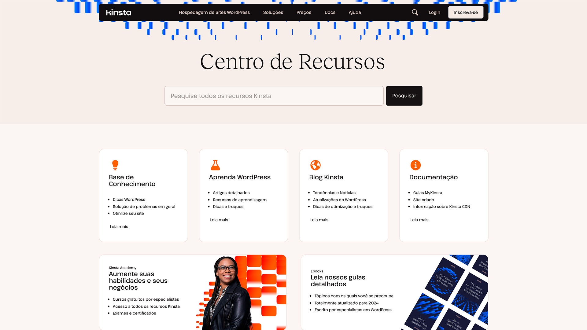 Kinsta recursos