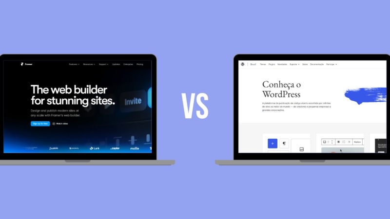 Framer vs WordPress: Qual é a Melhor Ferramenta para Sites?