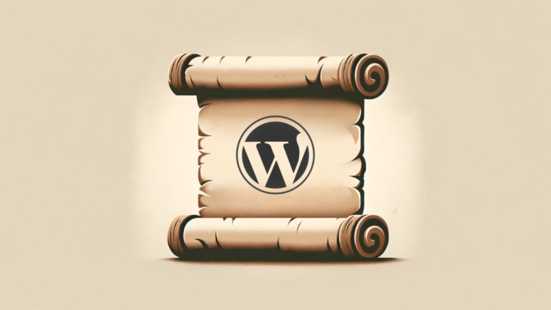 história do wordpress