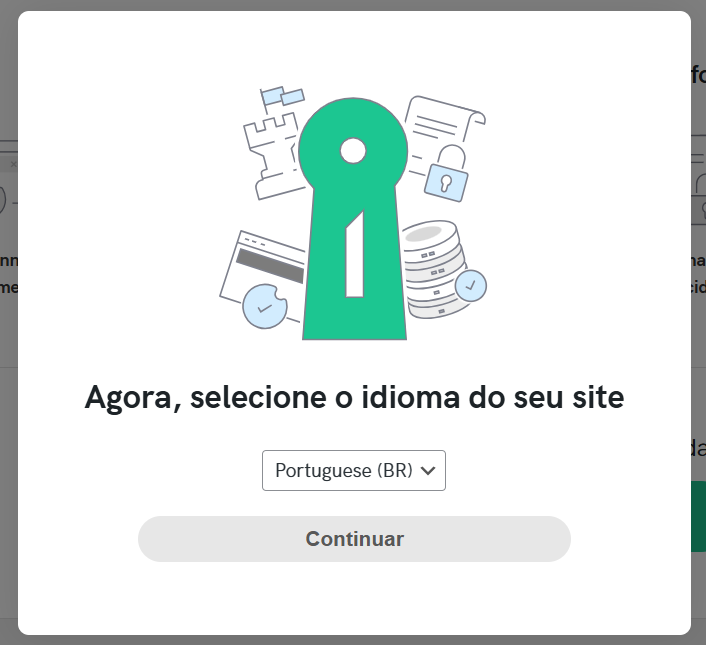 idioma do site