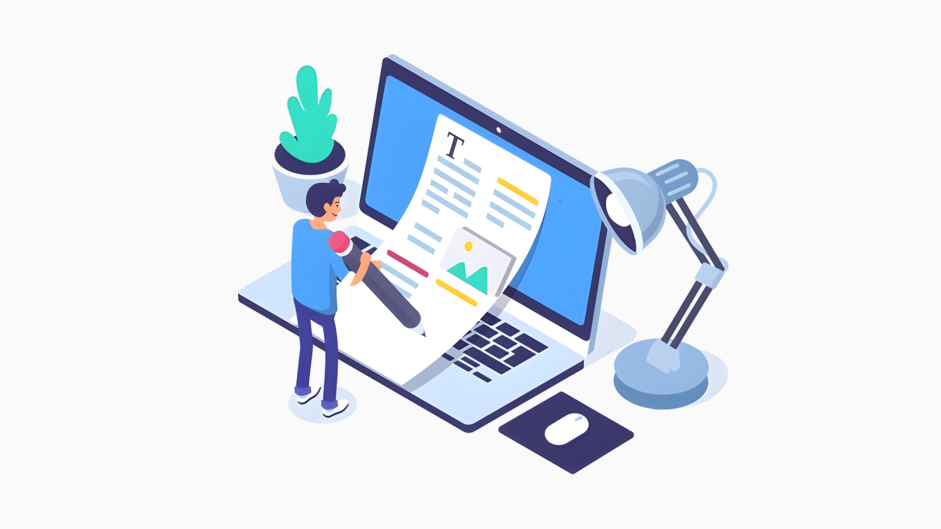 criar site produção de conteúdo