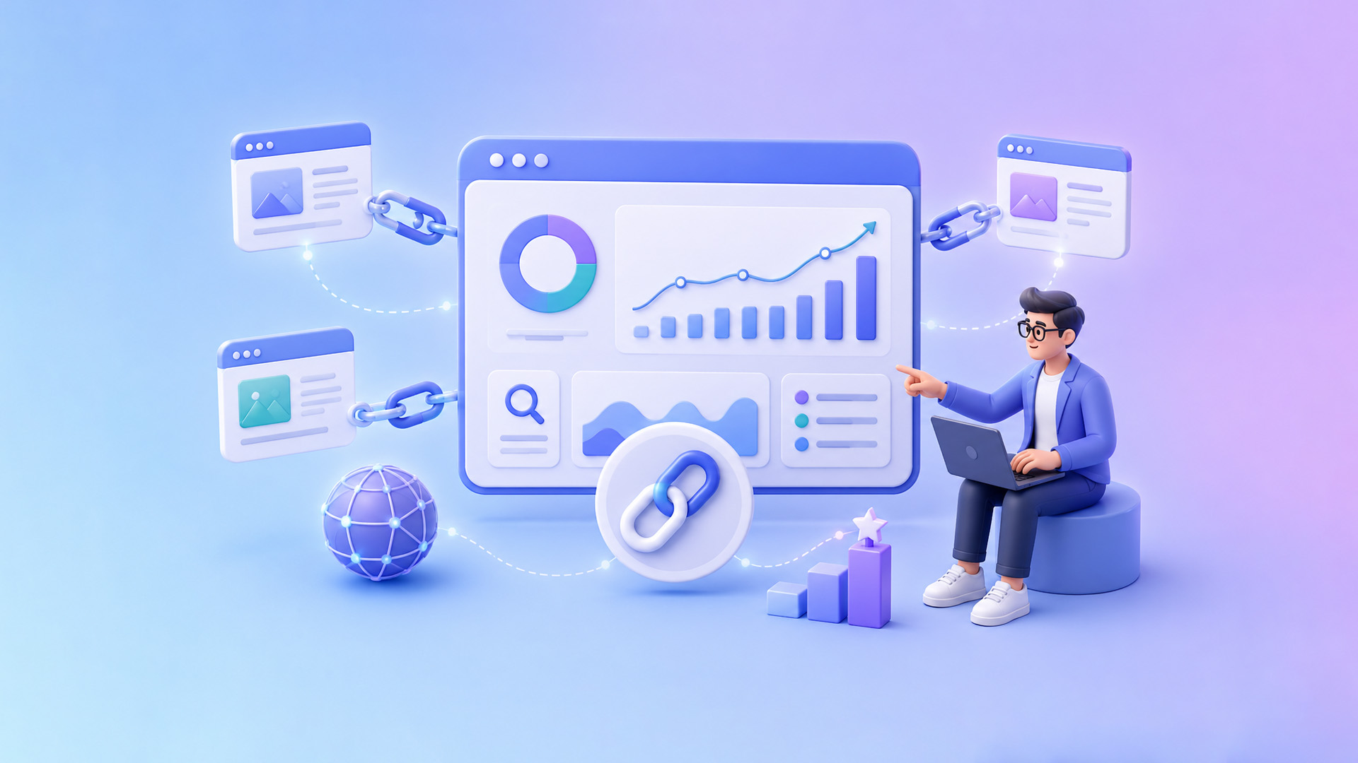 como funciona o link building