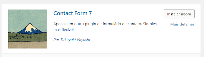 instalar contact form 7