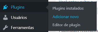 plugins adicionar novo