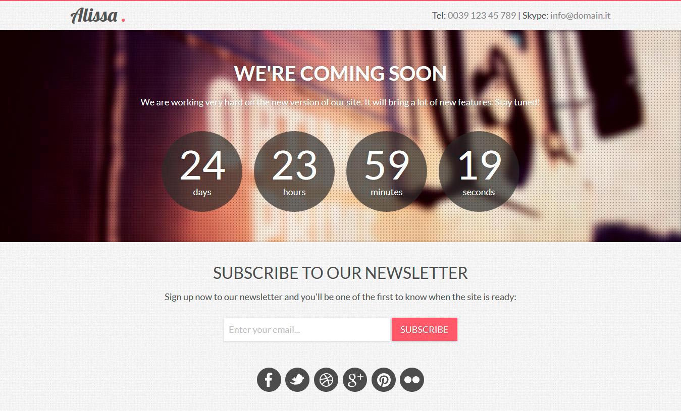 plugin de pagina em construcao rocket maintenance mode coming soon page